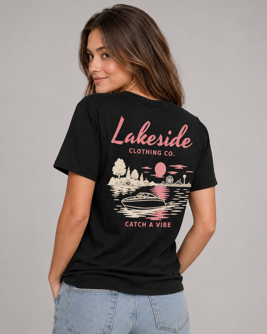 Catch a Vibe Tee - Black
