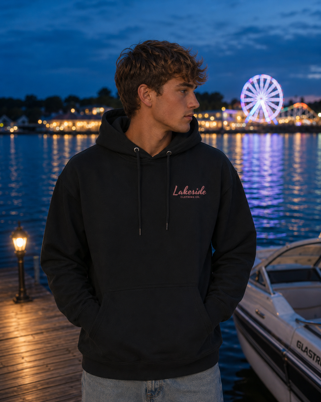 Catch a Vibe Hoodie - Black