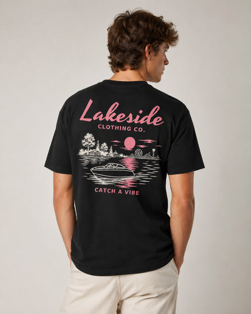 Catch a Vibe Tee - Black