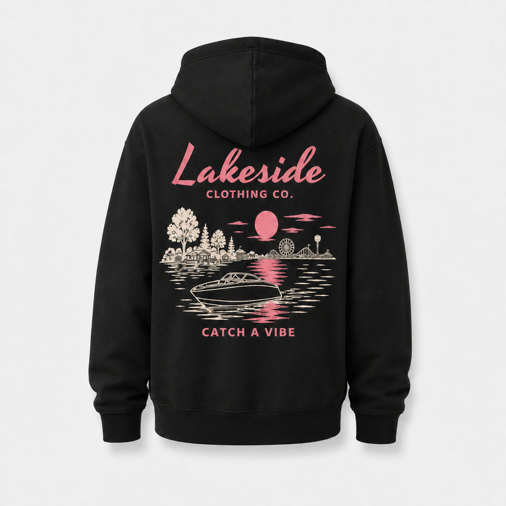 Catch a Vibe Hoodie - Black
