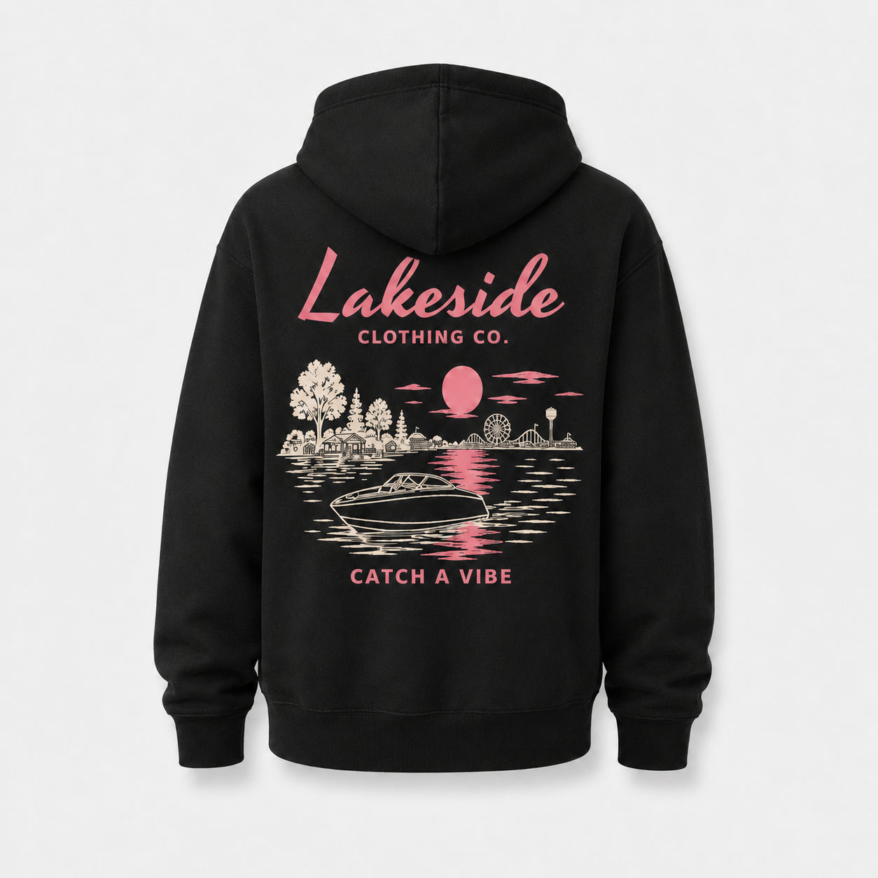 Catch a Vibe Hoodie - Black