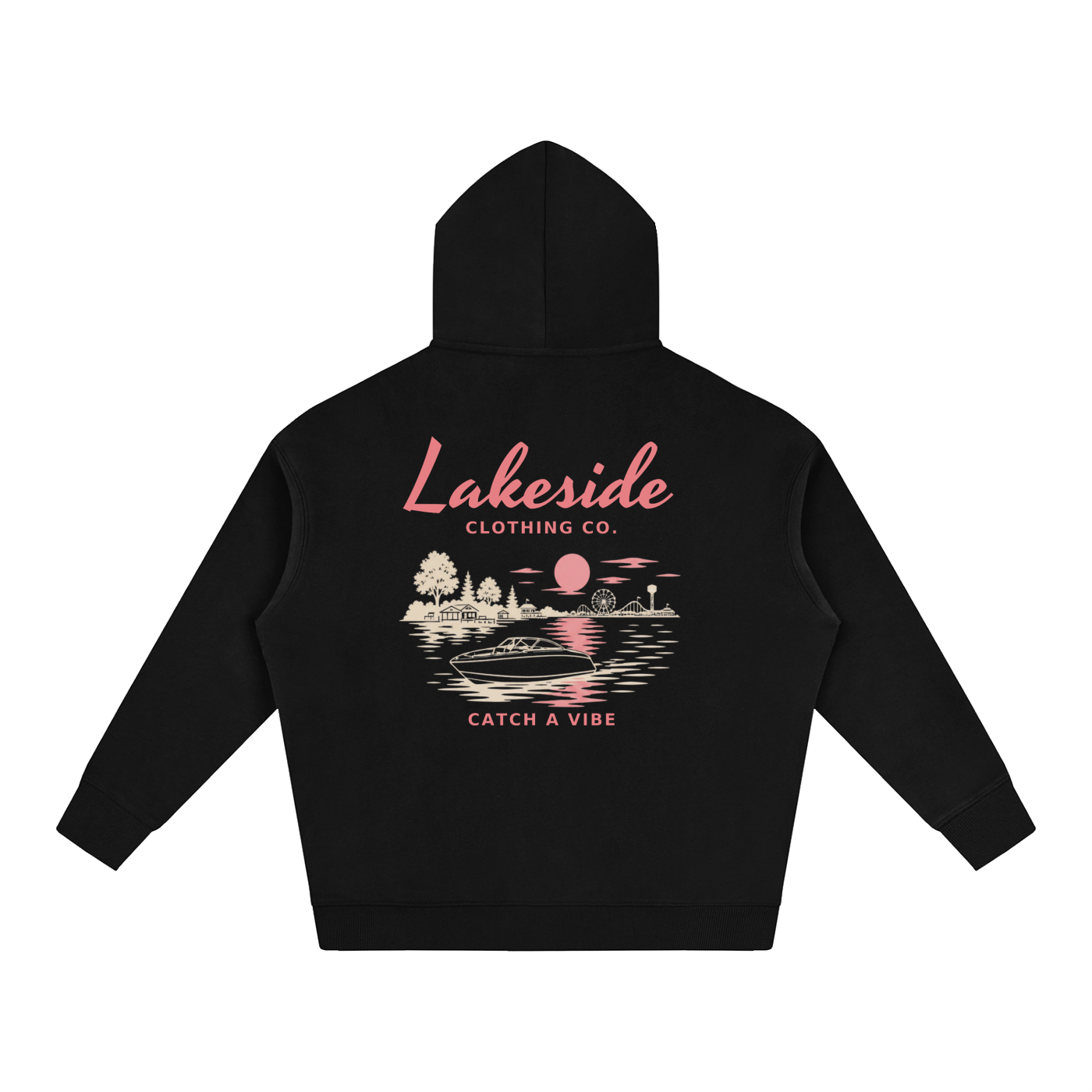 Catch a Vibe Hoodie - Black