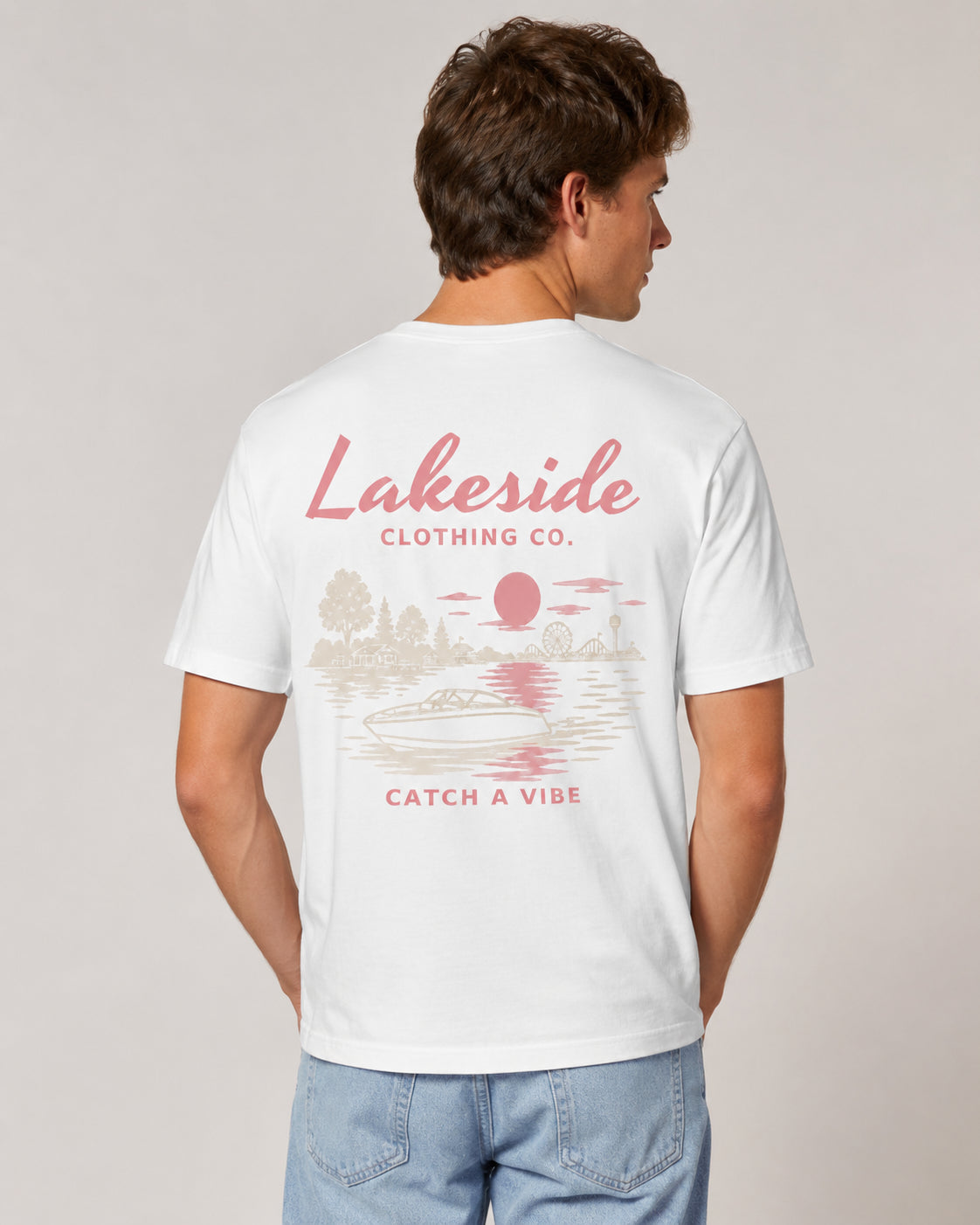 Catch a Vibe Tee - White