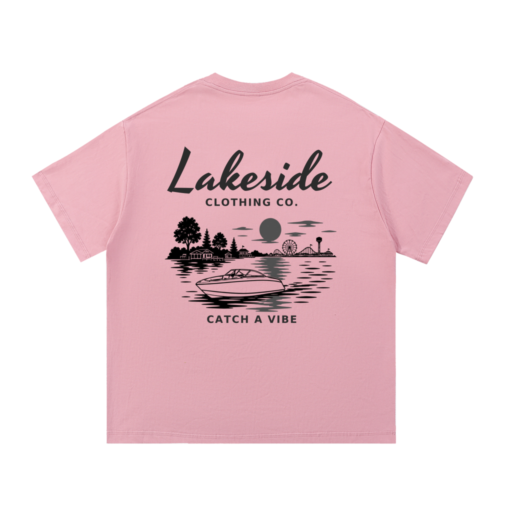 Catch a Vibe Tee - Pink